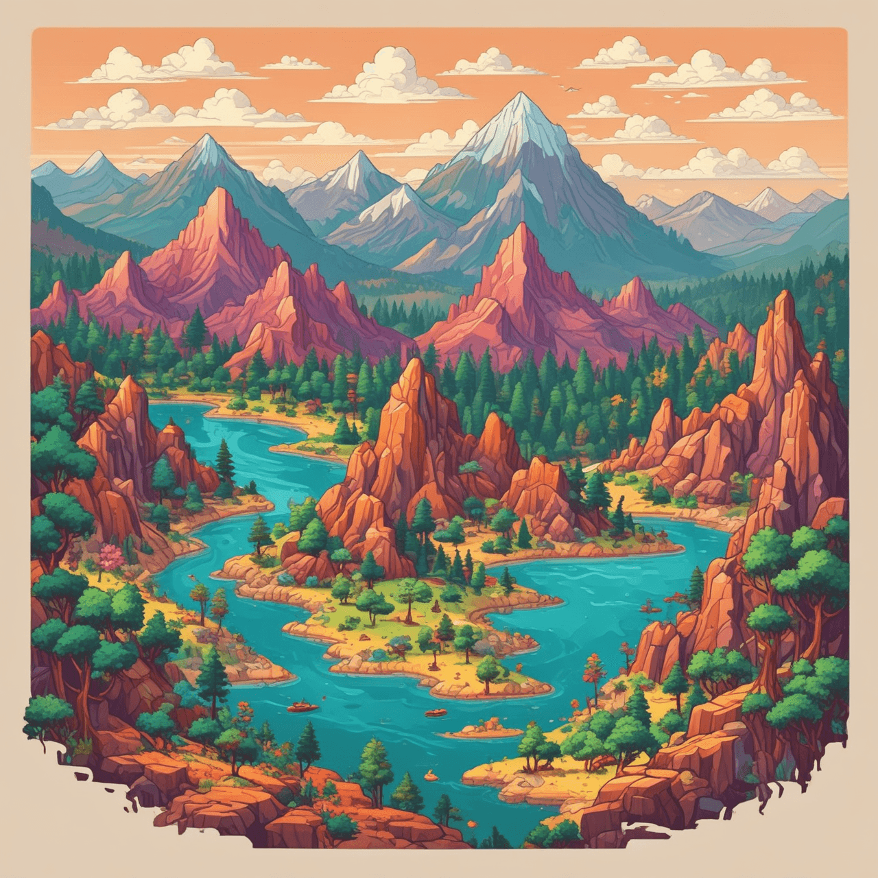 Salto Natural game banner