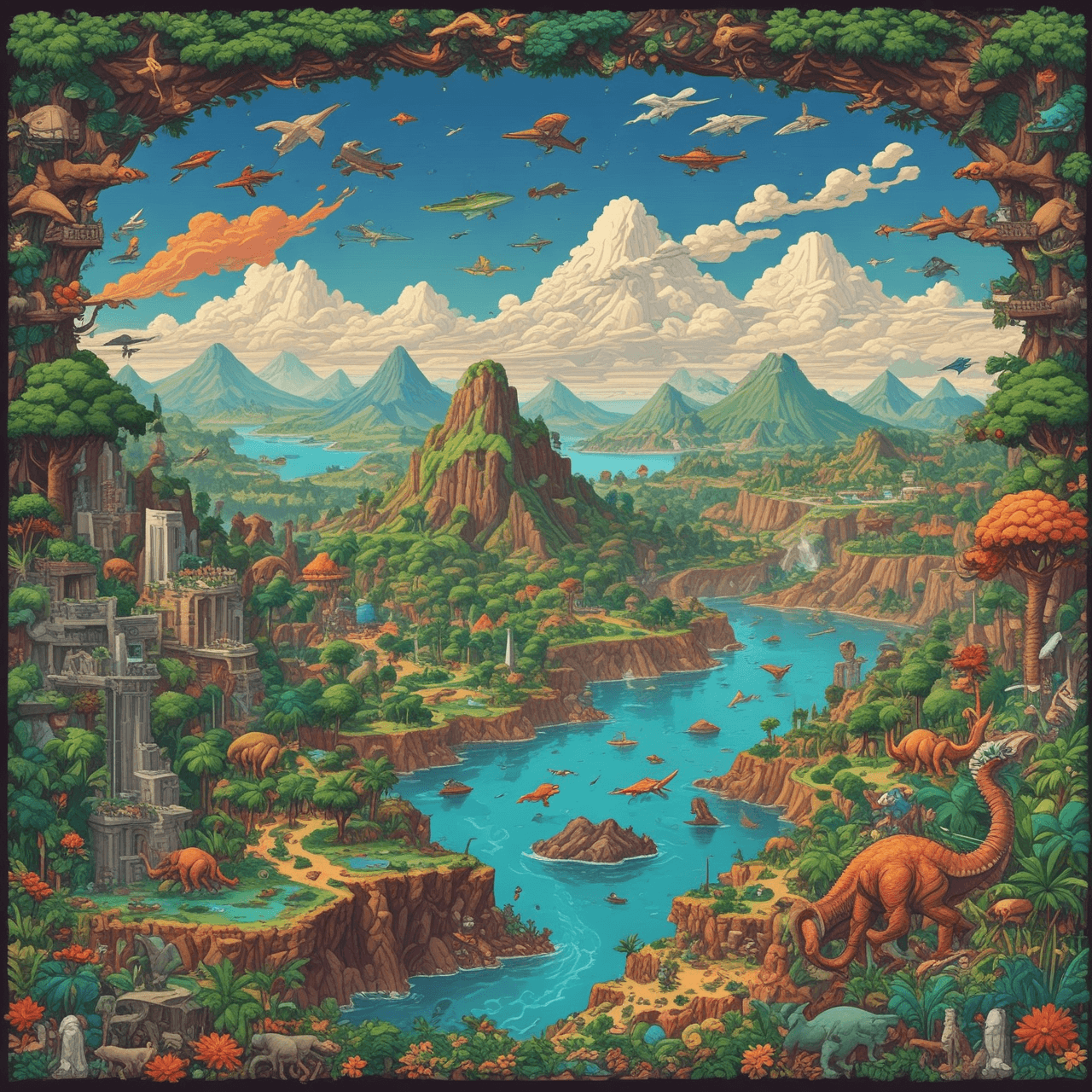 Earth's Timeline Run game banner