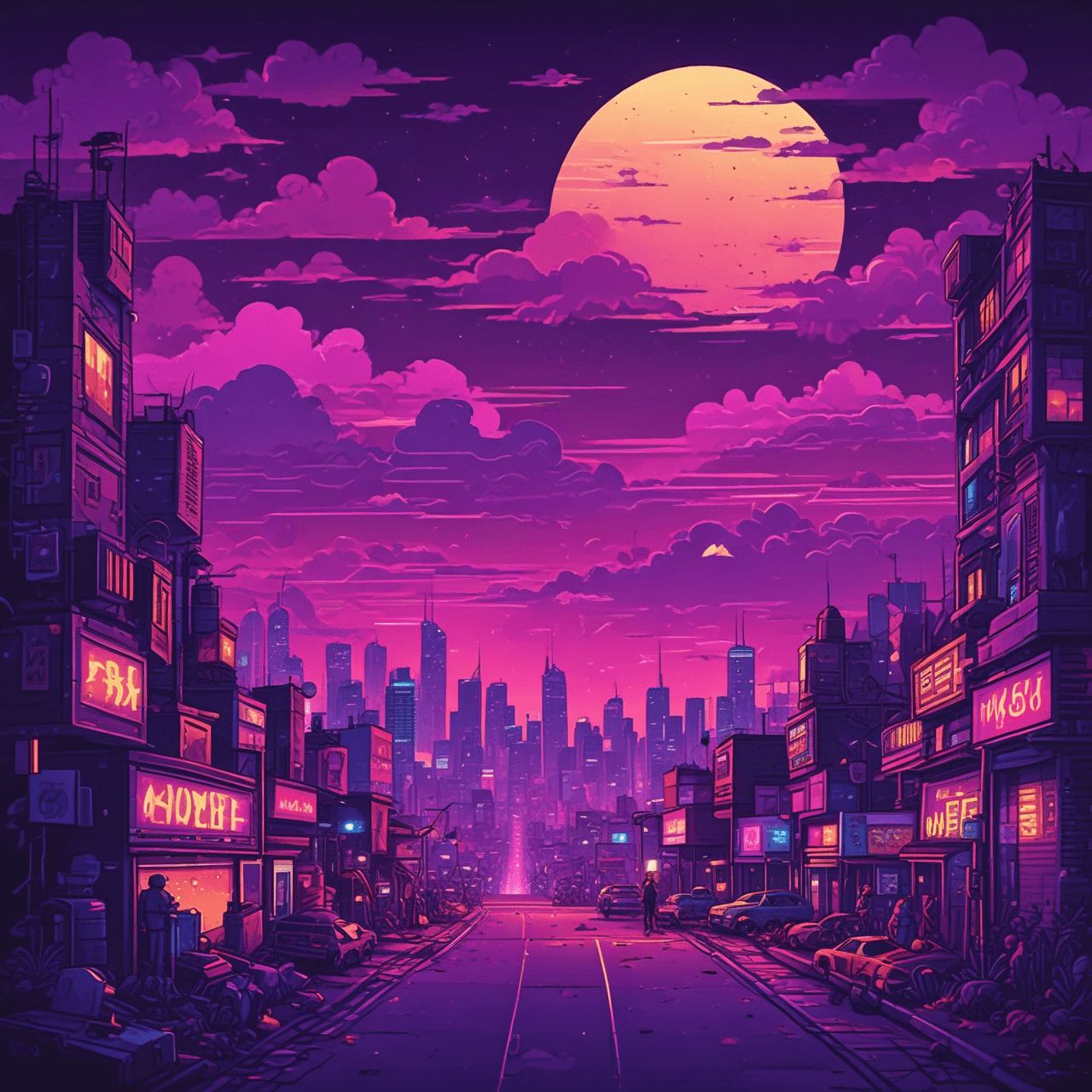 Lost Spring: Cyber Slum Dash game banner