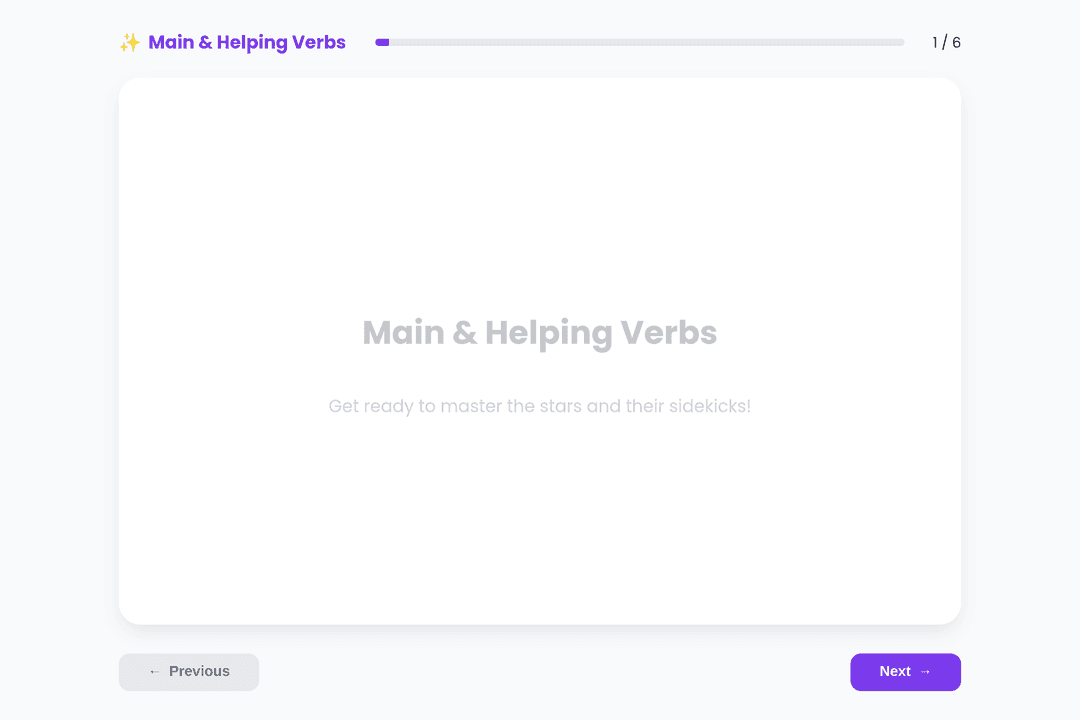 Verb Verse