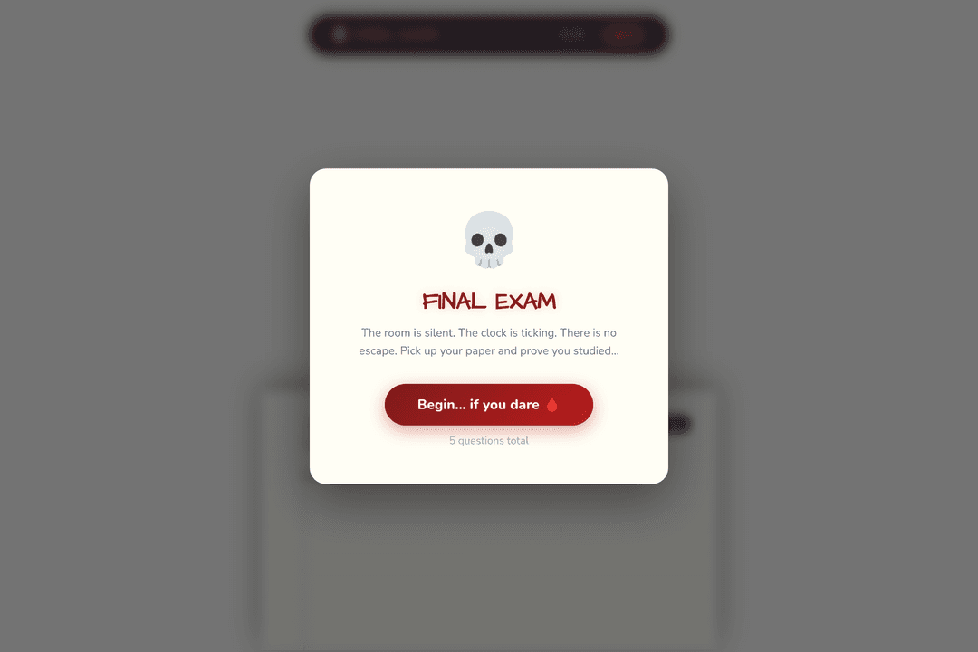 Classroom Exam Sim