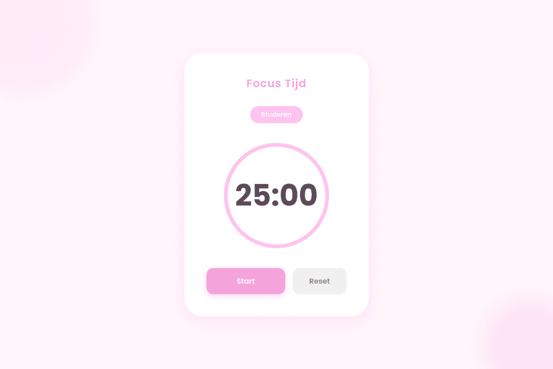 Pastel pink timer🌸