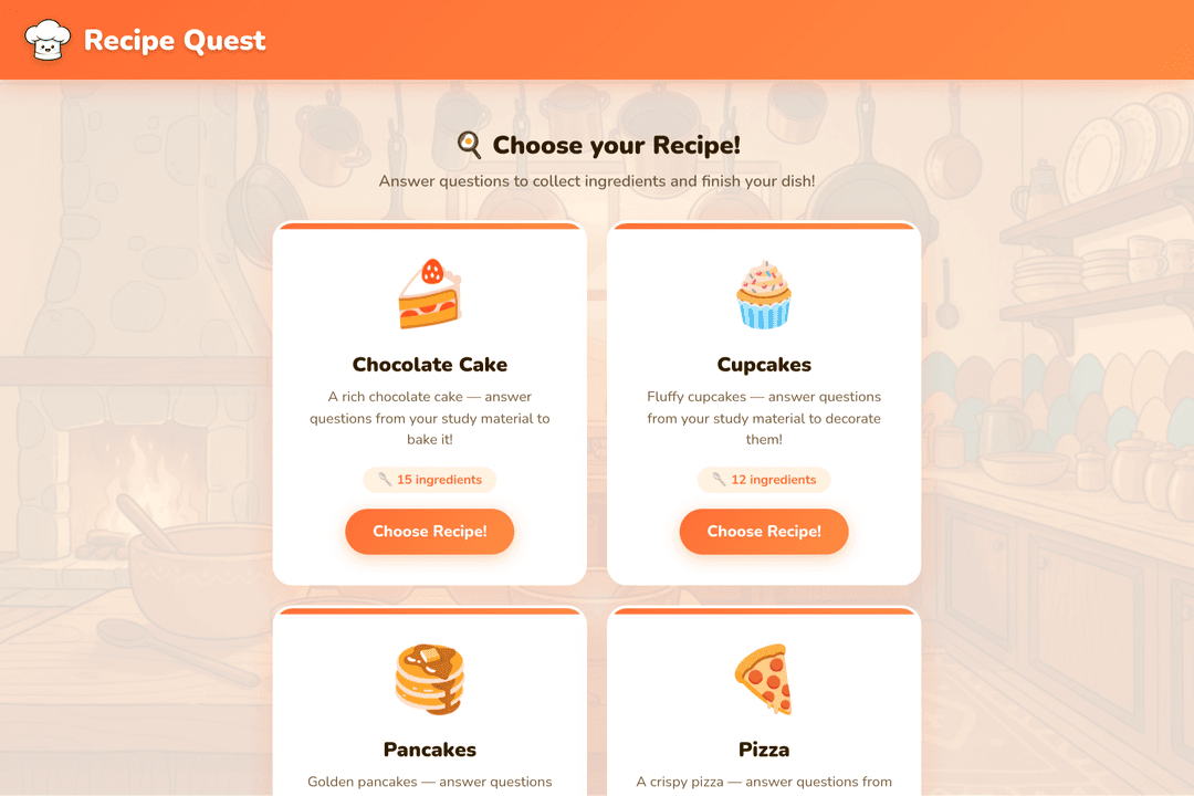 follow the recipes