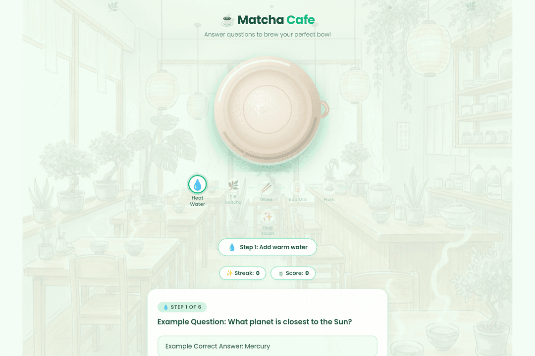 Matcha Study Cafe