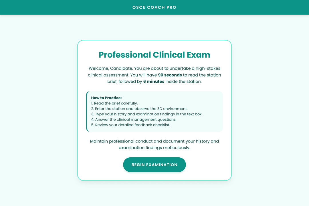 Clinical Exam Coach - OSCE
