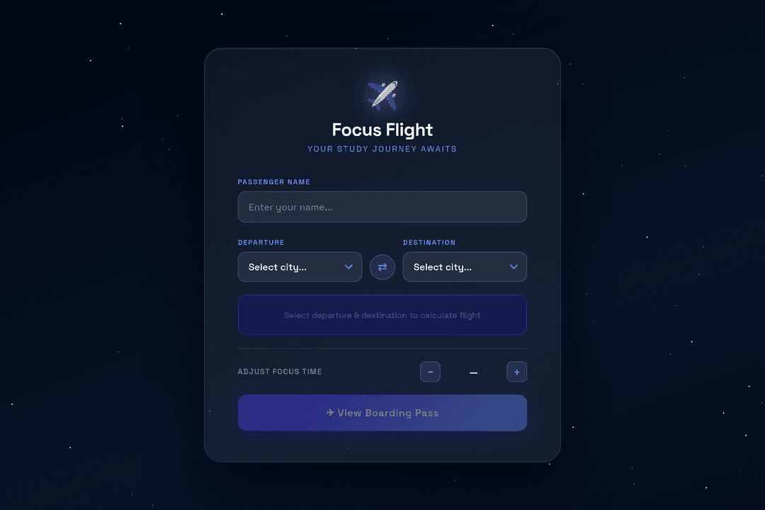 Flight Simulator Timer