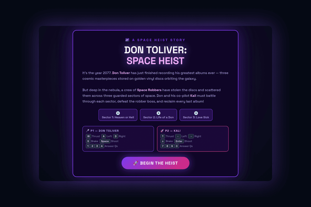 Don Toliver Space Heist