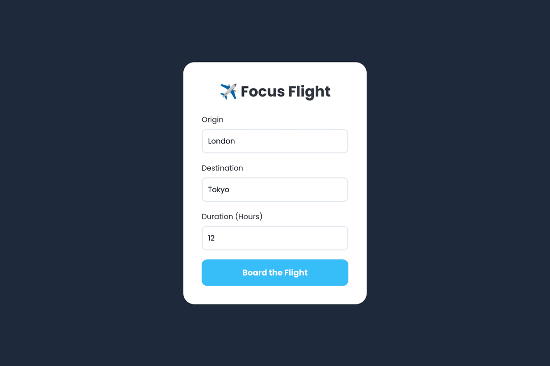 Focus Flight