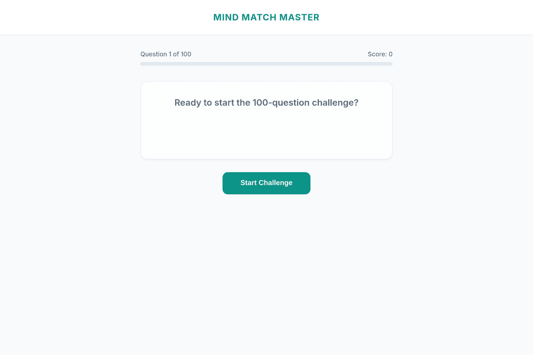 Mind Match Master