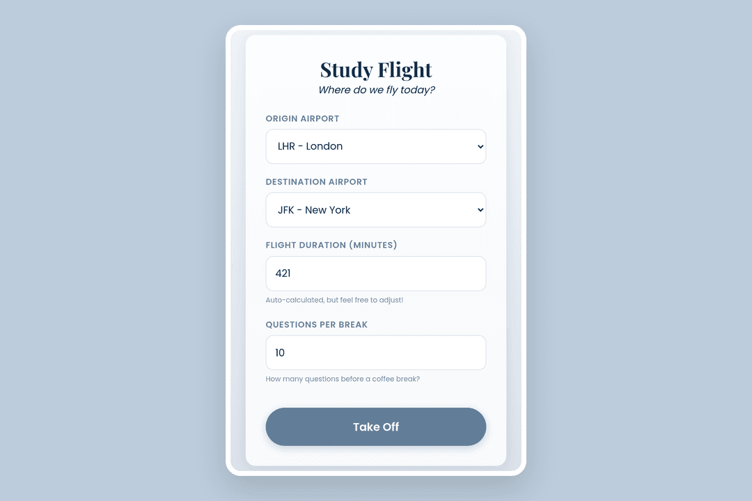 Study Flight