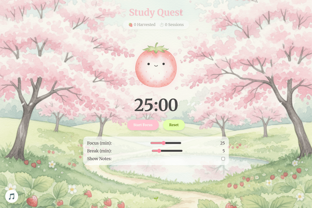 Study Bloom Garden