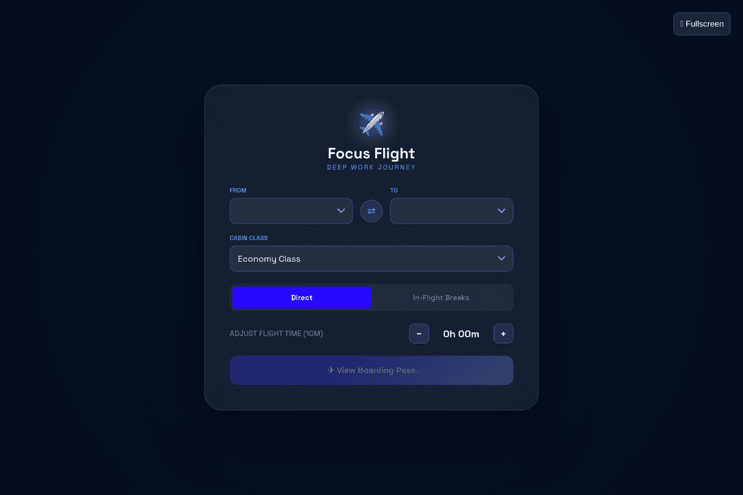 Flight Simulator Timer {Pomodoro copy}