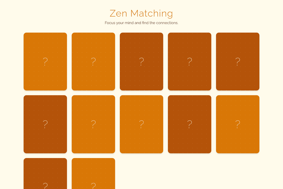 Match and learn