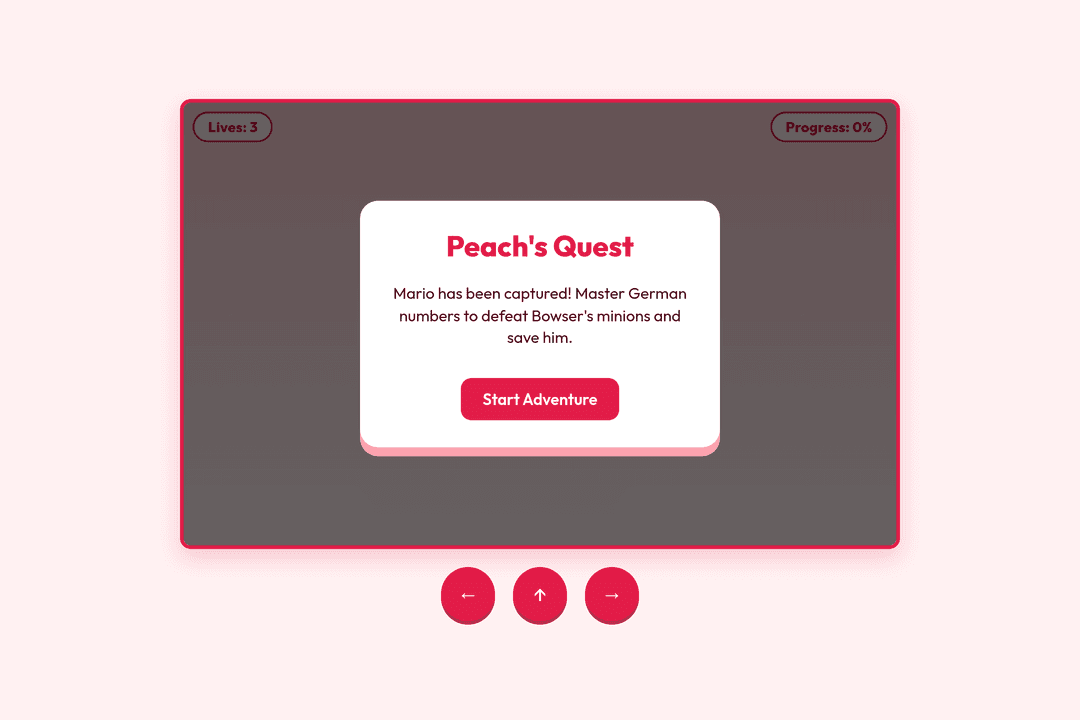 Peach Learns German