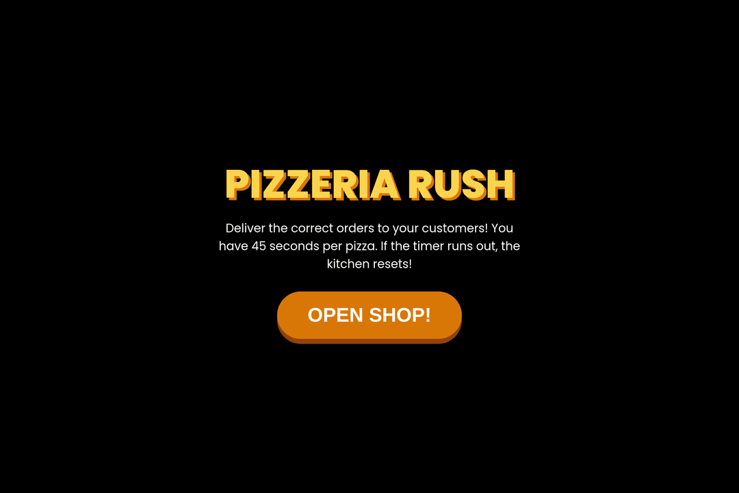 Pizza Rush Quiz