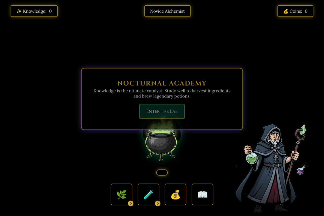 Professor Snape's potion class