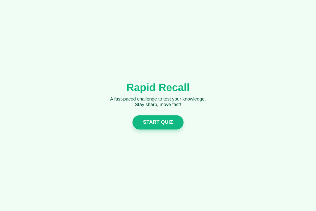 Spanish 2, 6A - Rapid Recall (copy)