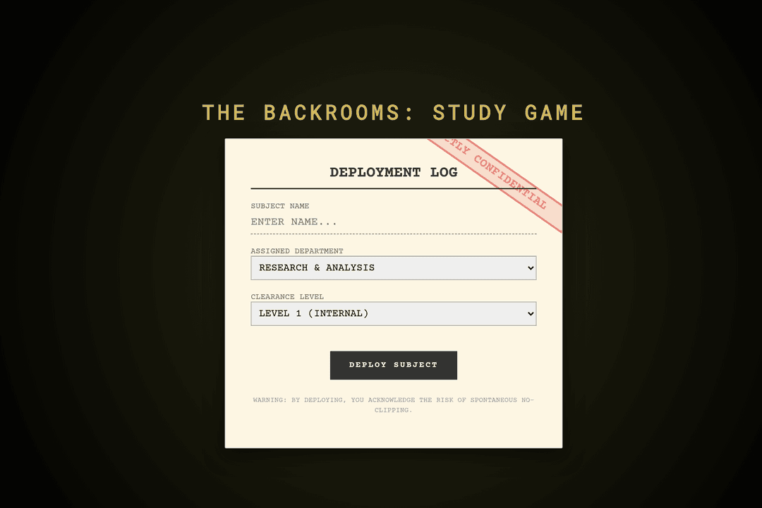 The Backrooms