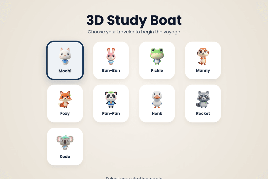 3D Study Boat
