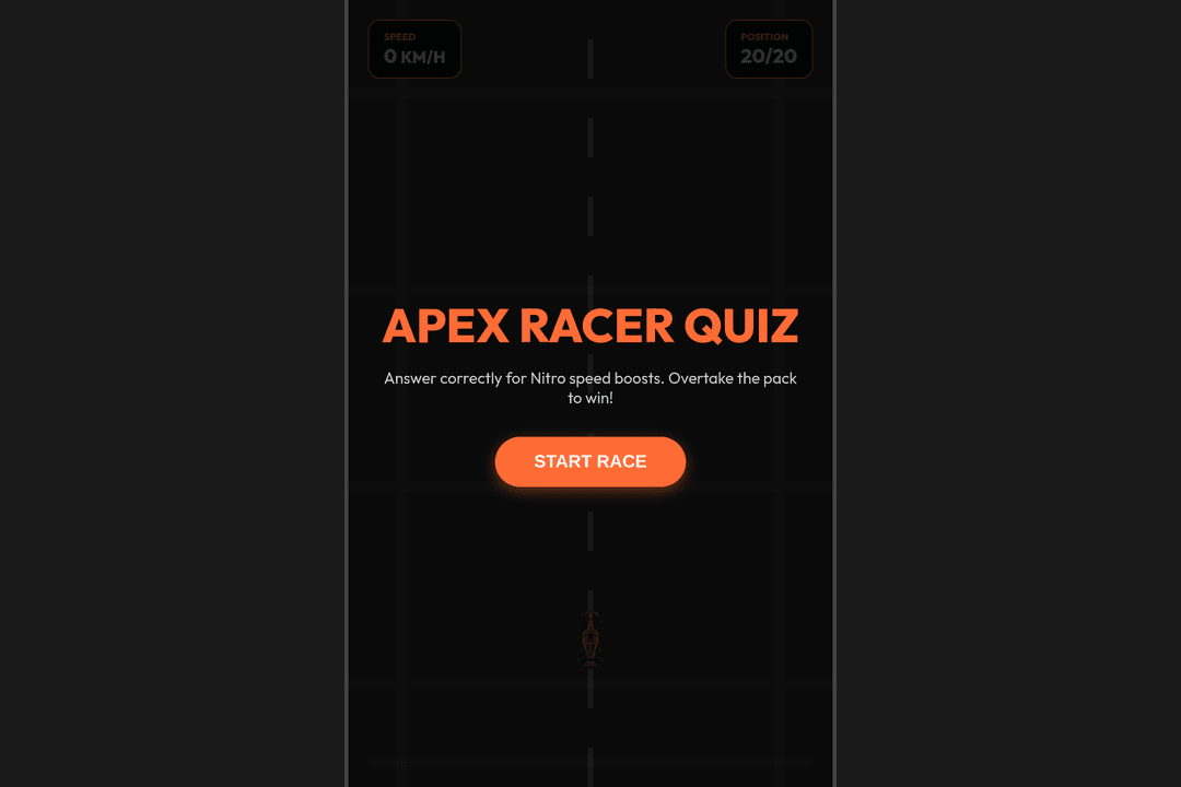 Apex Racer Quiz