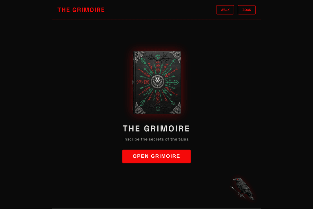 Grimoire Lore - a fairytale walk through