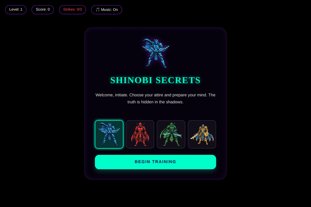 shinobi secrets