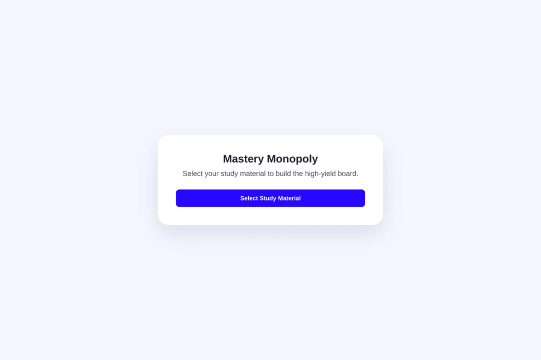 Mastery Monopoly