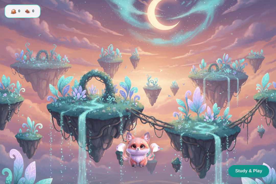 Mystical Pet game, English