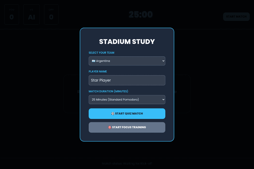 Study Stadium