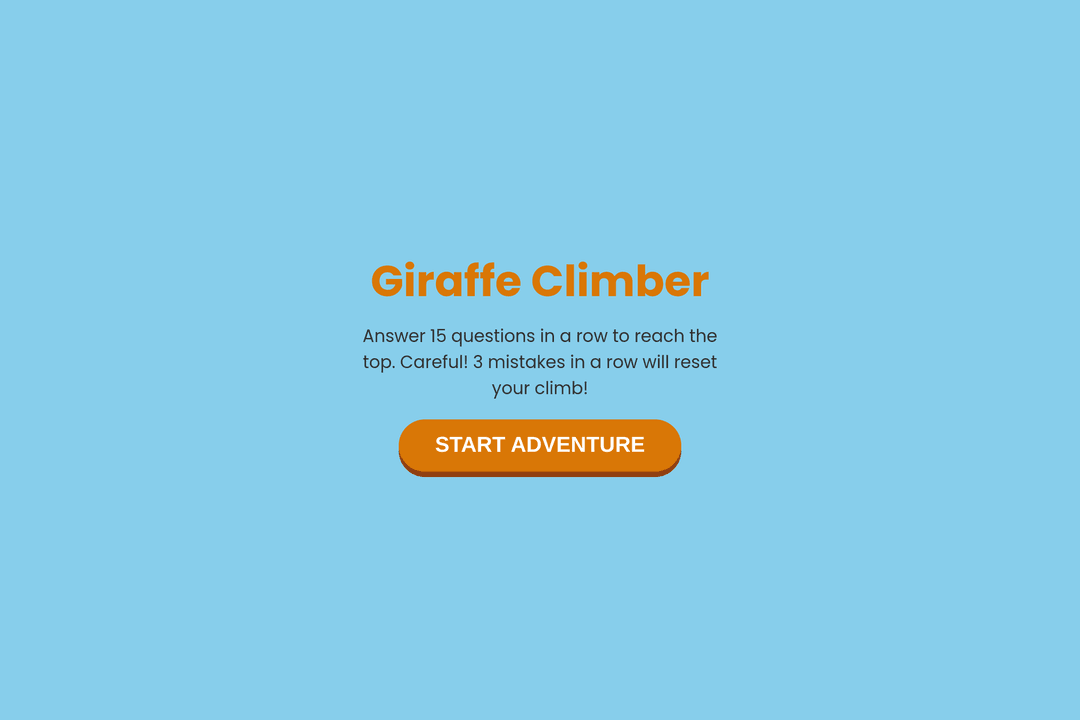 Giraffe Climb Quest