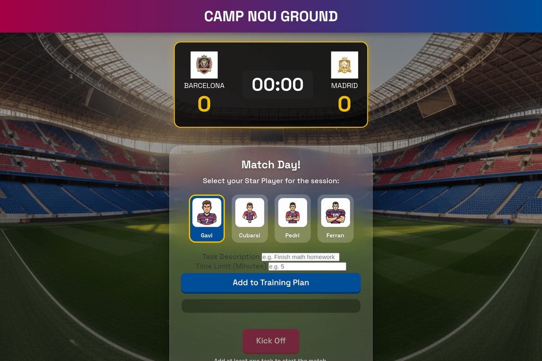 Camp Nou Training