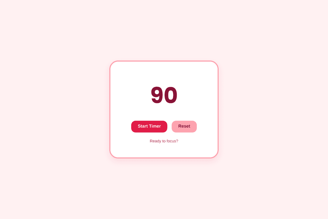 90 second question timer