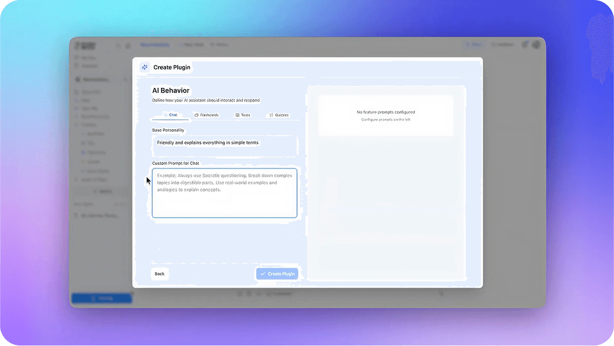 Build your own AI study assistant.