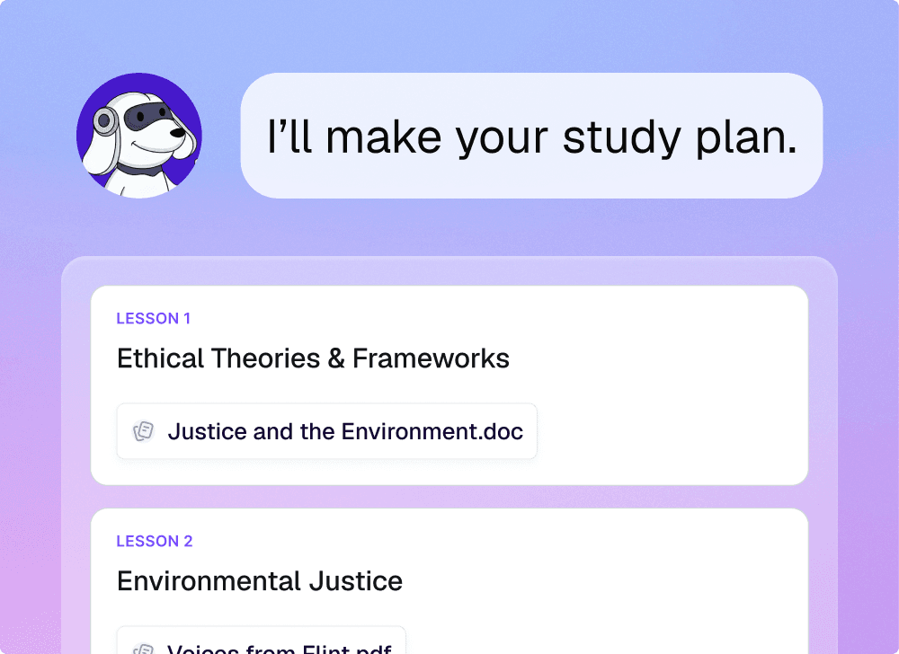 Break down your material into a clear learning path.