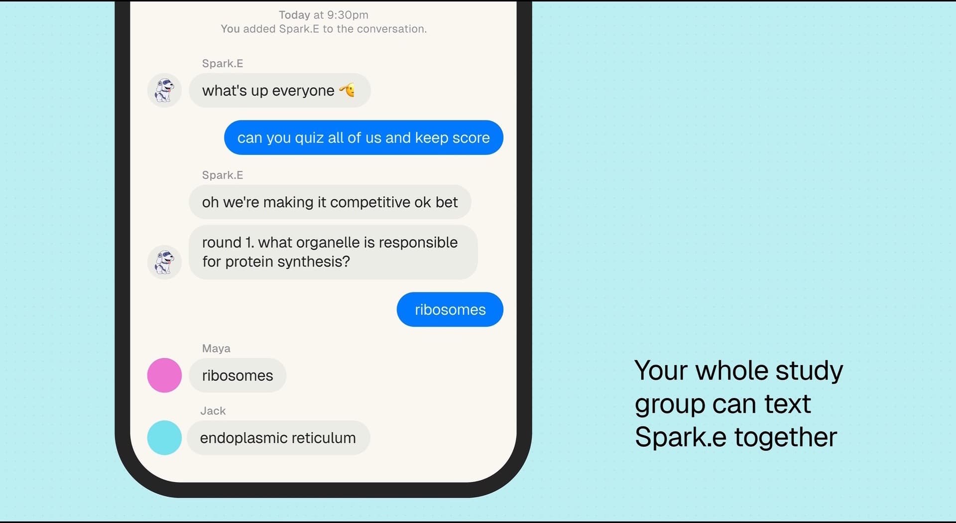 Bring your whole study group.